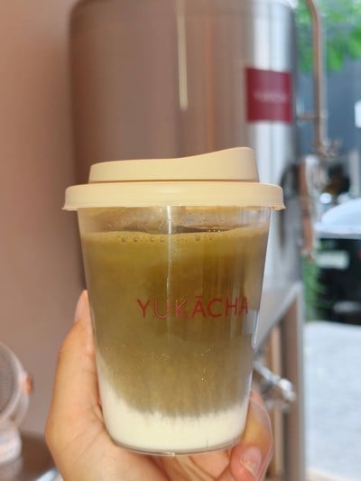 Hojicha latte