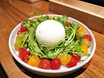 Marinated Cherry Tomatoes Burrata
