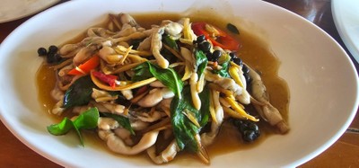 หอยหลอดผัดฉ่า