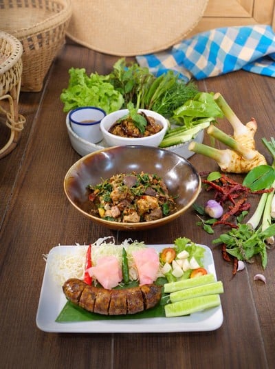เมนูของร้าน ส้มตำหมื่นล้าน