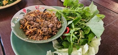 ลาบคั่วหมู