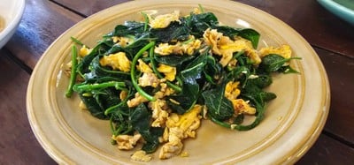 ผักเชียงดาผัดไข่
