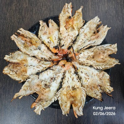 กุ้งเผาผ่า