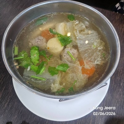 ต้มจืดเต้าหู้หมูสับ