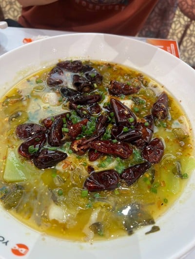 ต้มปลาผักกาดดองเผ็ดร้อน