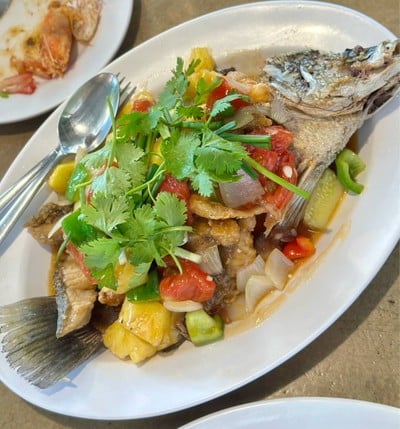 ปลากะพงเปรี้ยวหวาน