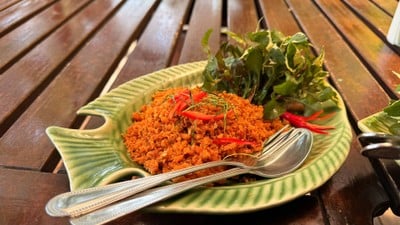 ผัดพริกขิงปลาฟู