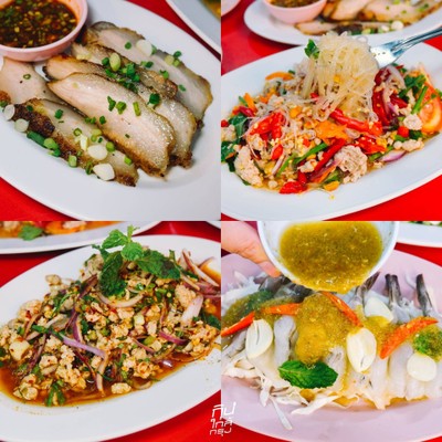 ส้มตำเจ๊แอนทองหล่อ อร่อยสุดคุ้ม 10 เมนู แค่แบงค์พันใบเดียววว