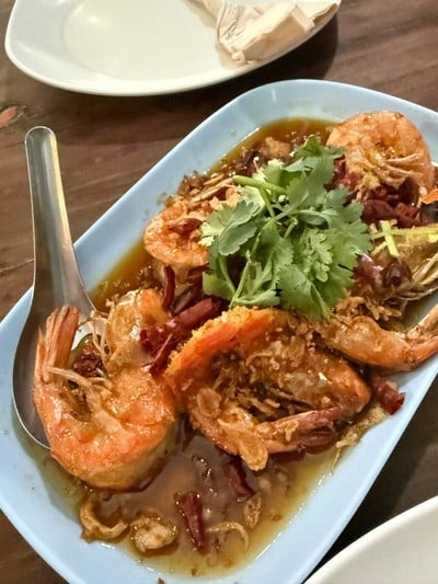 กุ้งซอสมะขาม