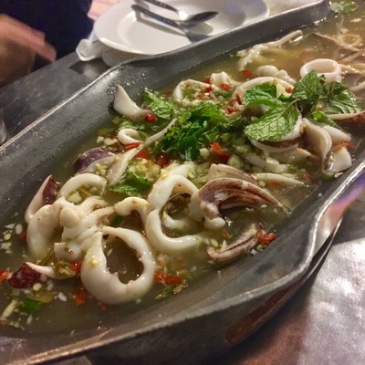 เมนูของร้าน หนึ่งปูม้า ทะเลเผา สาขา 1 รามคำแหง