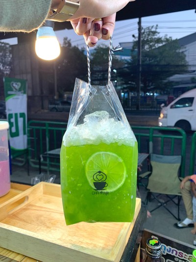 ชาเขียวมะนาว