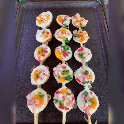 ไข่นกกระทา หน้าปูอัด