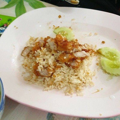 ข้าวหมูทอด(พิเศษ)
