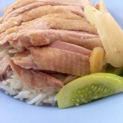 ข้าวมันไก่ เจ๊แมว บางทราย