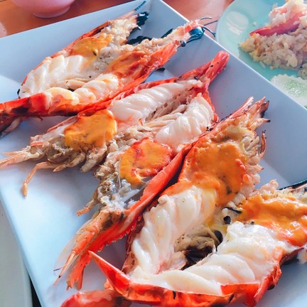 บ้านชิดกรุง กุ้งเผา