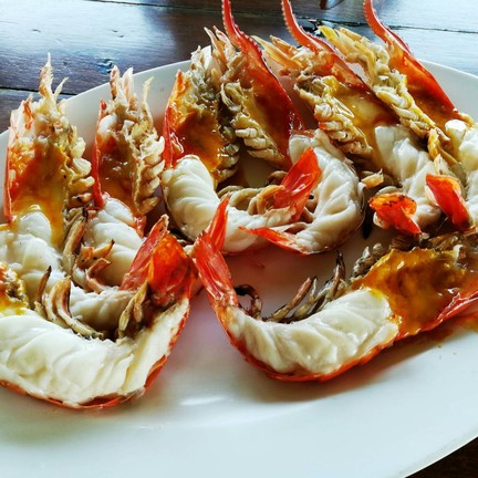 รวยกุ้งเผา