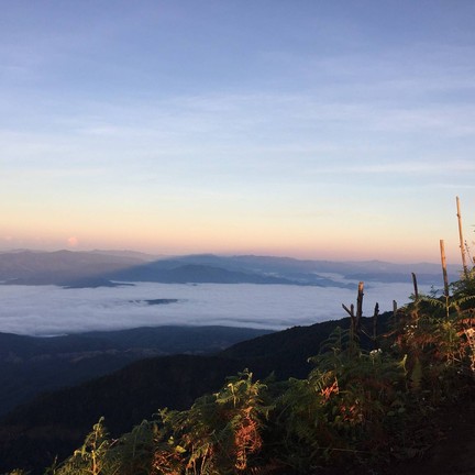 กิ่วแม่ปานยามเช้า