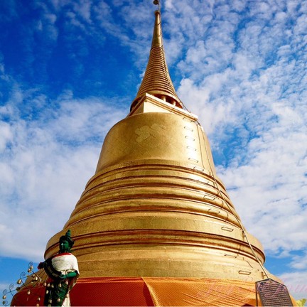 วิวภูเขาทองยามบ่าย