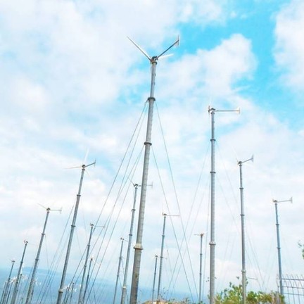 กังหันลมของที่นี่ก็จะประมาณนี้ค่ะ