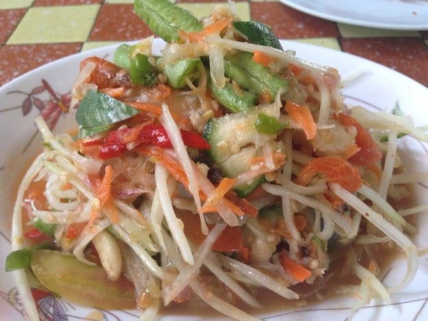 ส้มตำ วัดบางเป้ง