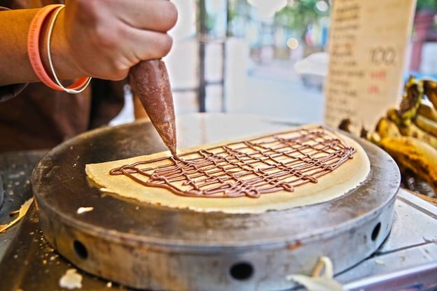 Nutella French Crepes