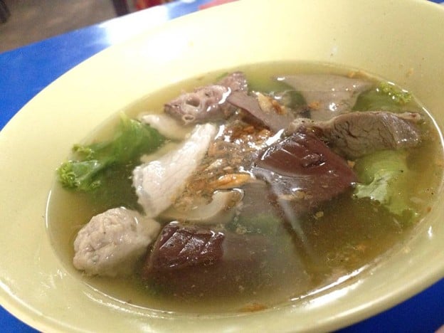 เลือดหมู โจ๊ก ข้าวต้ม