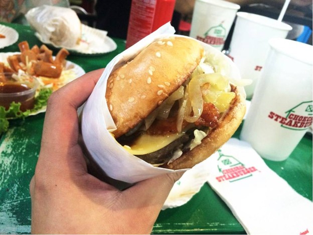 โชคชัยสเต็กเบอร์เกอร์