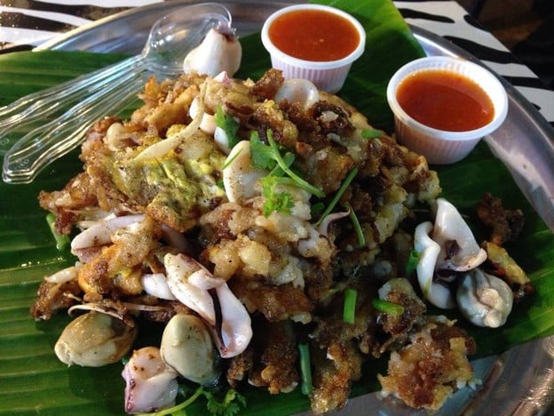 หอยทอด-ทะเลแตก