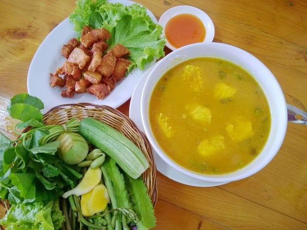 เมนูของร้าน อาหารพื้นบ้าน