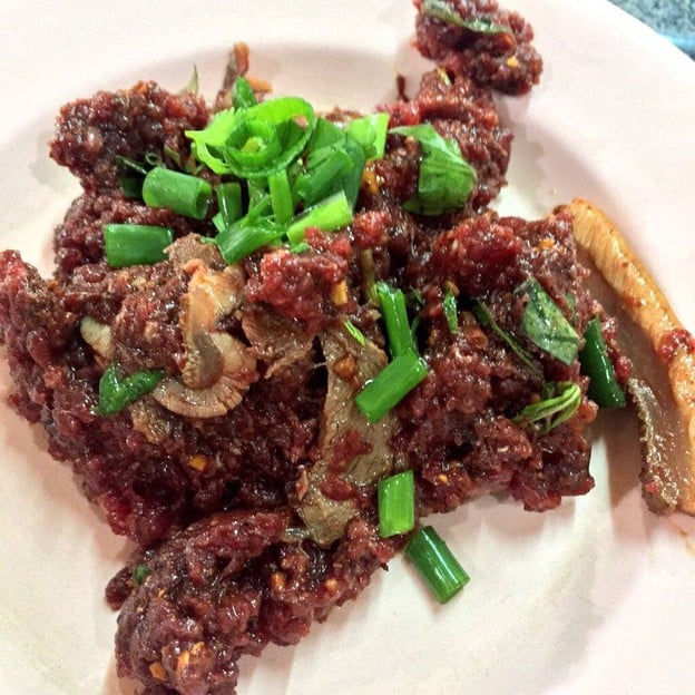 เมนูของร้าน ลาบป่าตันดีขม วังสิงห์คำ