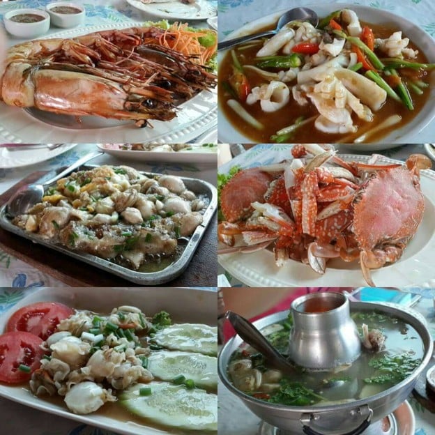 เมนูของร้าน บ้านครัวทะเล ชะอำ ชะอำ