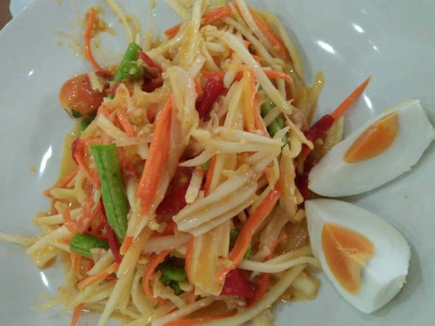 เมนูของร้าน ธิดาส้มตำ