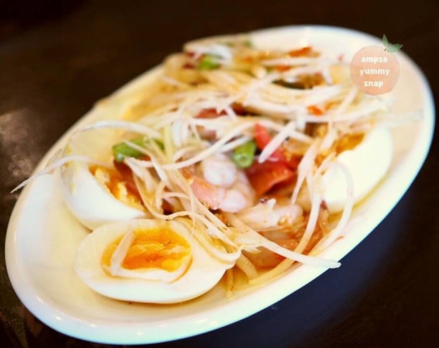 เมนูของร้าน ตำยั่ว ครกยักษ์ พระราม 2