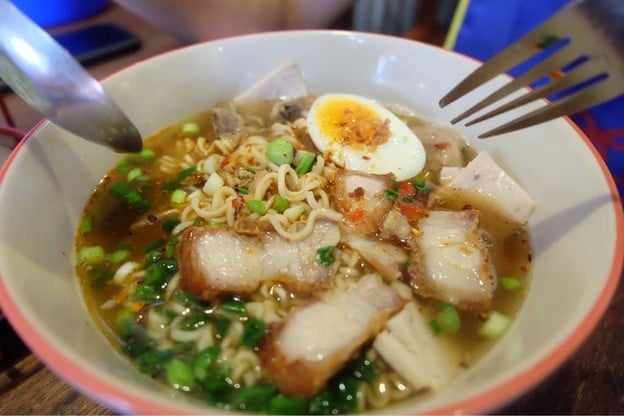 เมนูของร้าน ข้าวเปียกเจ๊งา สาขา 3