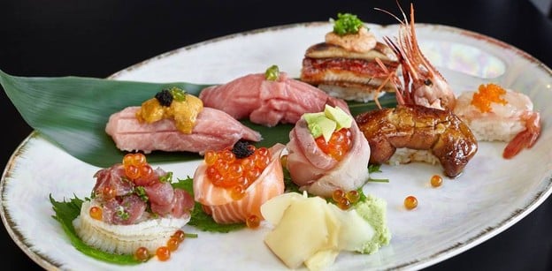 เมนูของร้าน Daruma Sushi ซอยอุดมสุข 50