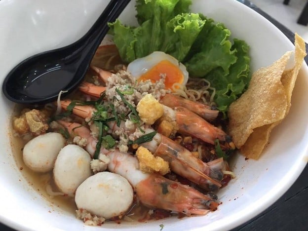 เมนูของร้าน โกหม่ำ ก๋วยเตี๋ยวหมูต้มยำ สาขา 2 สงขลา