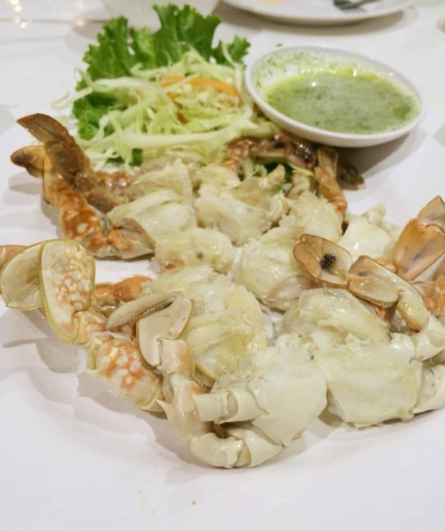 เมนูของร้าน กุ้งเผาหัวหมาก หัวหมาก