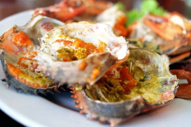 เมนูของร้าน กบซีฟู้ด