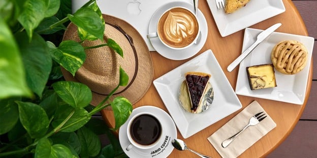 เมนูของร้าน Jario Coffee สี่แยกรวมโชค