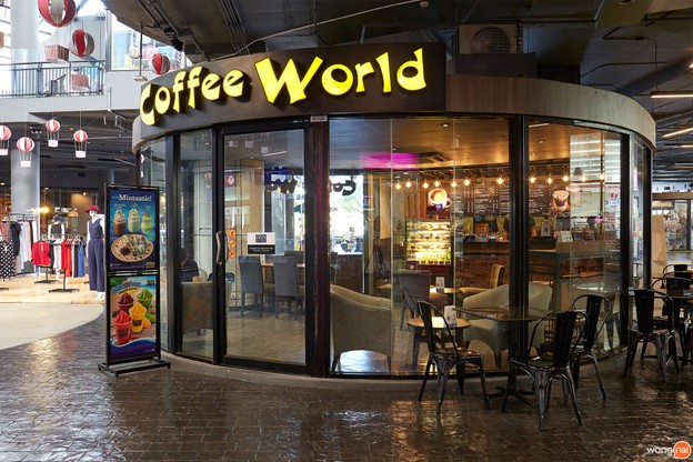 หน้าร้าน Coffee World The Jas Ramintra