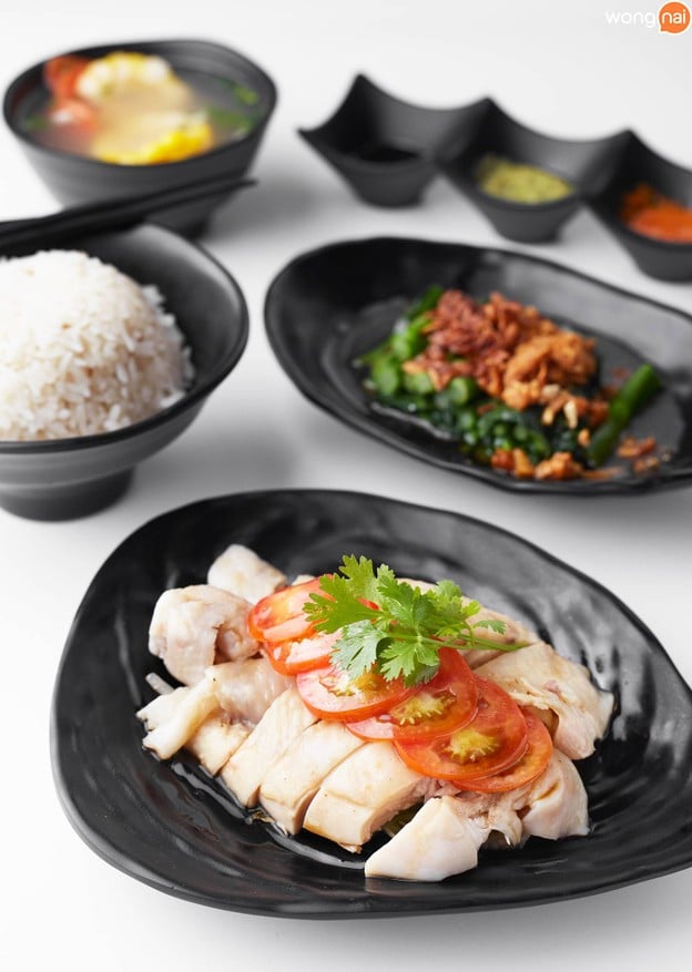 เมนูของร้าน Hokdee Singapore Chicken Rice The Street รัชดา