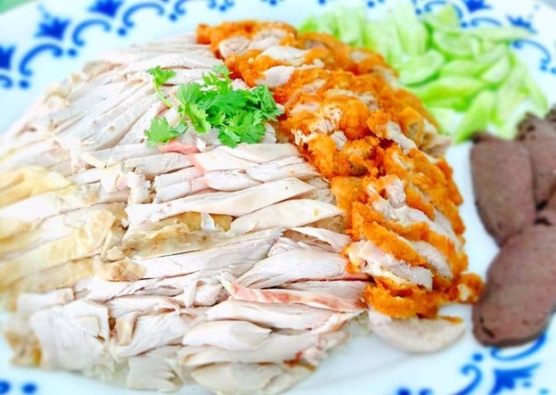 เมนูของร้าน ข้าวมันไก่ไจแอนท์ หาดใหญ่