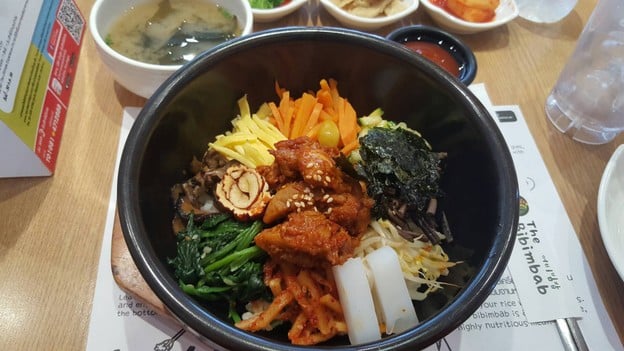 เมนูของร้าน The Bibimbab พร้อมพงษ์