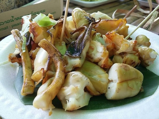 เมนูของร้าน หมึกย่าง ณวพล