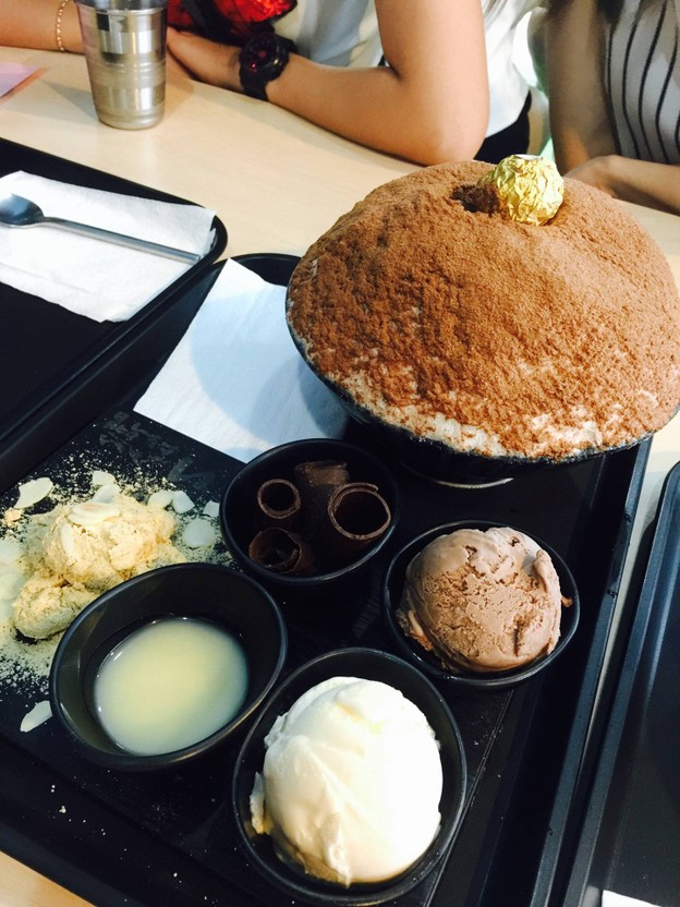 เมนูของร้าน Snowcap ตัวเมืองหาดใหญ่