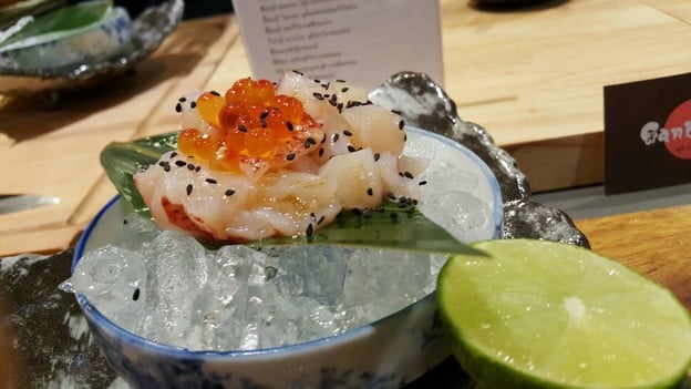 เมนูของร้าน Sushi Ganbatte หาดใหญ่