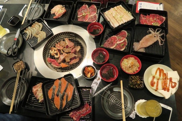 เมนูของร้าน WaQ Yakiniku สยามพารากอน