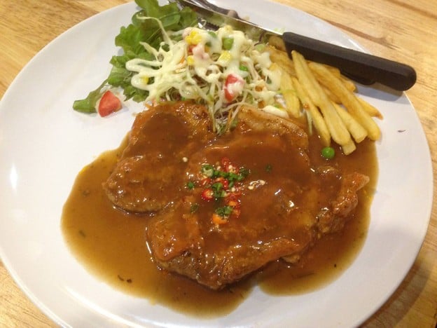 เมนูของร้าน BaanYa Steak House สาขา 3 เฮอร์มิเทจ