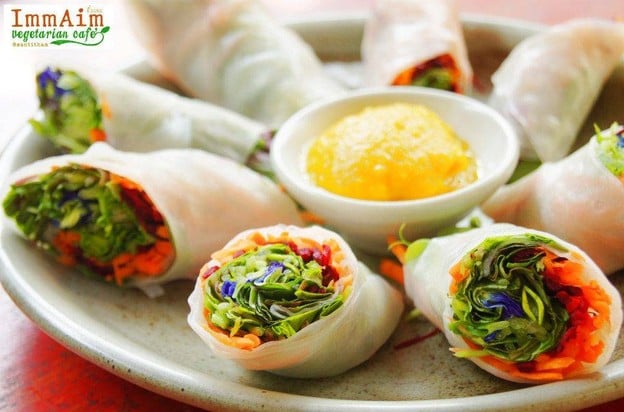 เมนูของร้าน อิ่มเอม เวจเจทเทเรียน แอนด์ ไบค์ คาเฟ่