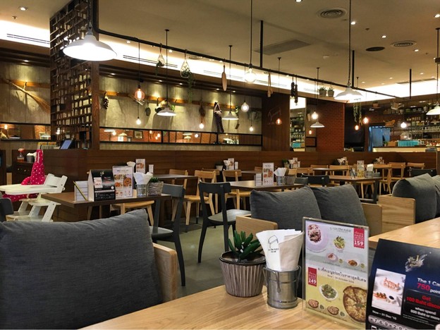 บรรยากาศ On the Table เซ็นทรัลพลาซ่าปิ่นเกล้า